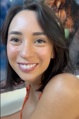 Veronica Perasso Blowjob Orange Lingerie