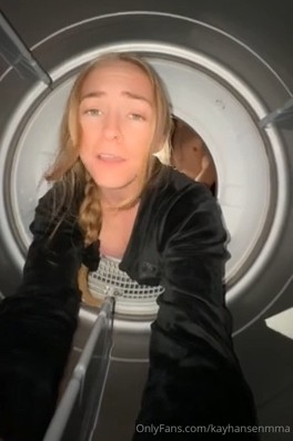 Kay Hansen UFC Fighter Stuck and Fuck in Washing Machine